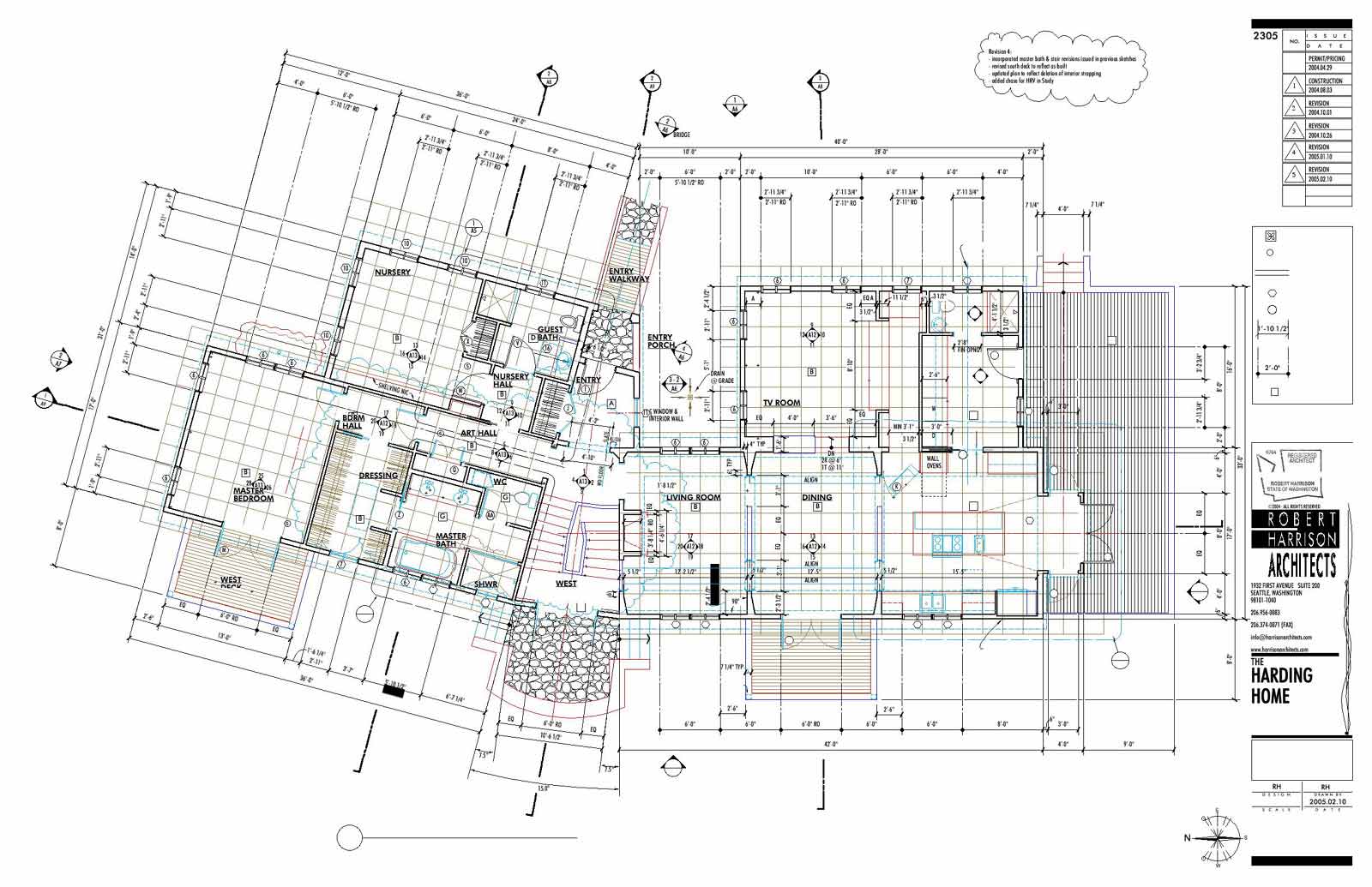 Harding Home Construction Documents - Main Floor